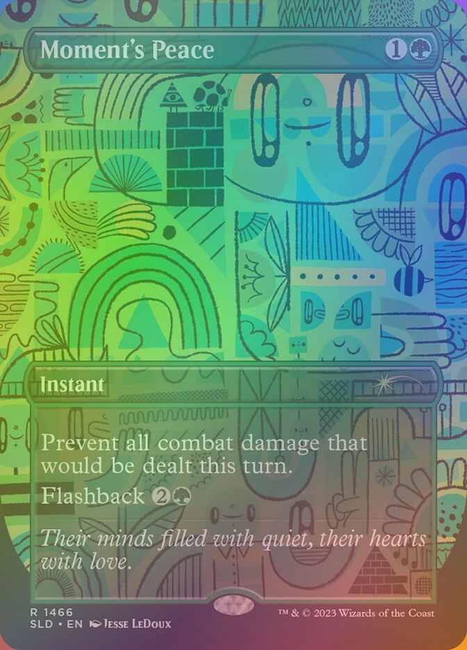 Moment's Peace (SLD) (1466★) / Borderless / Rainbow Foil