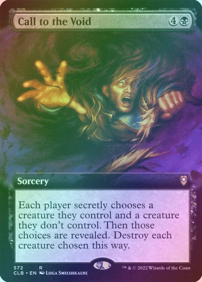 Call to the Void (CLB) (572) / Extended Art / Foil