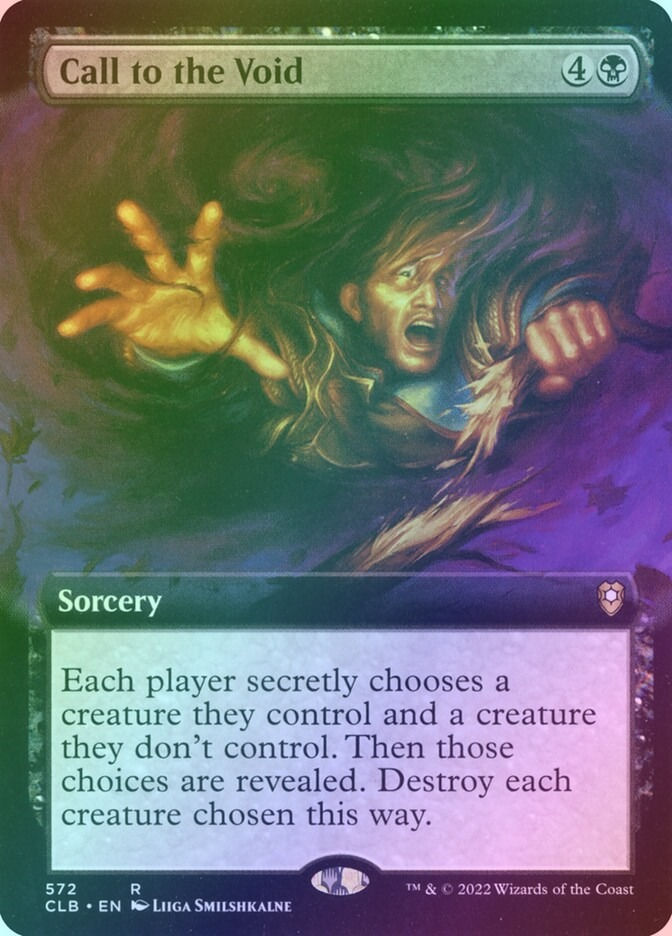 Call to the Void (CLB) (572) / Extended Art / Foil
