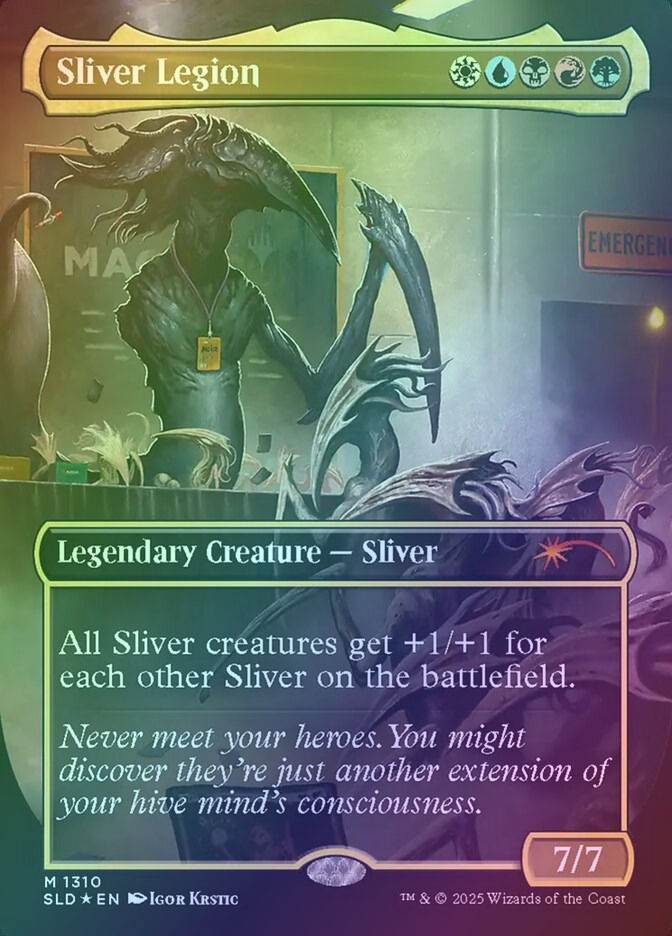 Sliver Legion (SLD) (1310) / Borderless / Foil