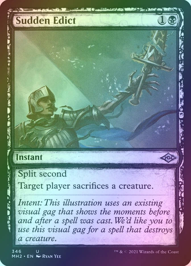 Sudden Edict (MH2) (346) / Showcase / Foil