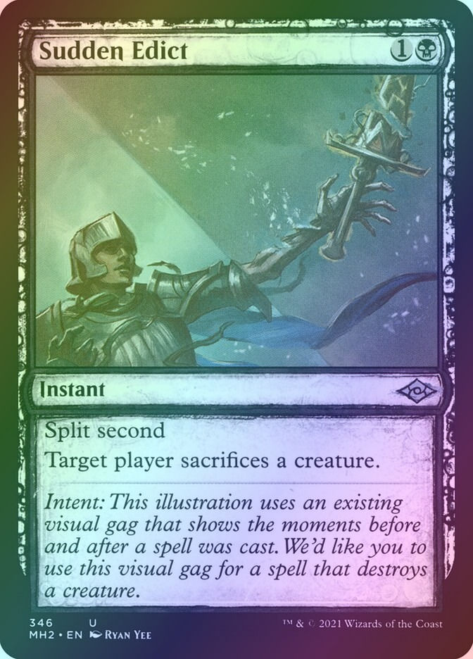 Sudden Edict (MH2) (346) / Showcase / Foil