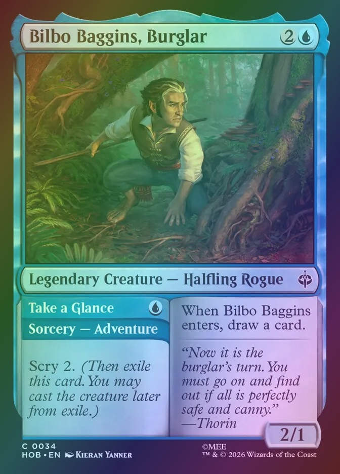 Bilbo Baggins, Burglar // Take a Glance (HOB) (34) / Foil