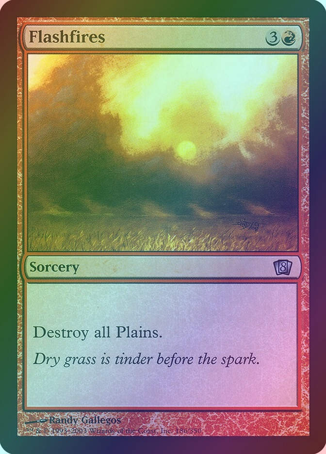 Flashfires (8ED) (186★) / Foil