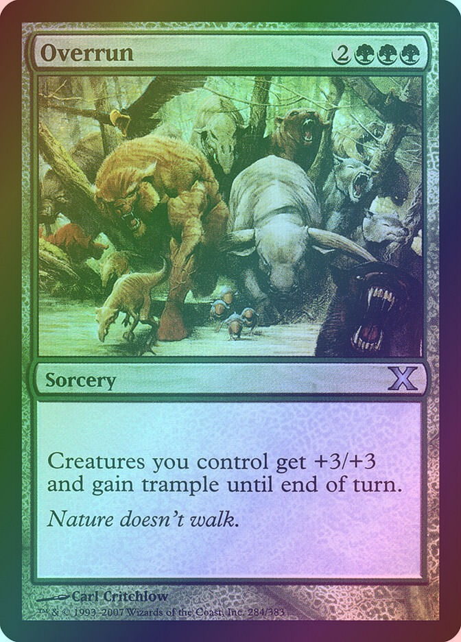 Overrun (10E) (284★) / Foil