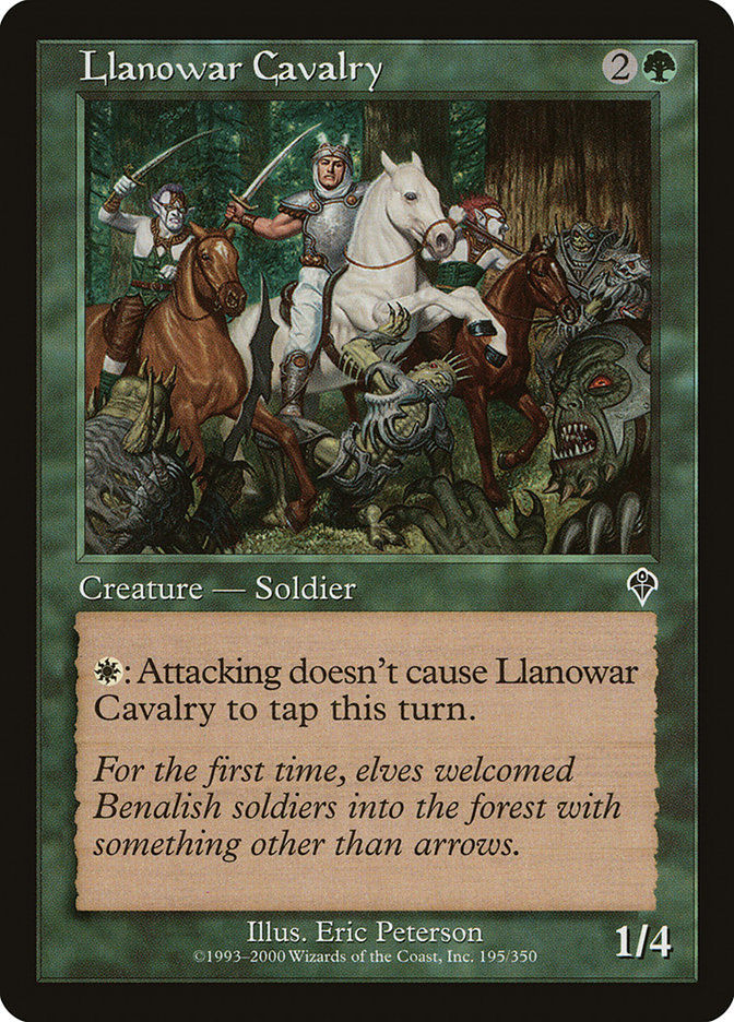 Llanowar Cavalry (INV) (195)