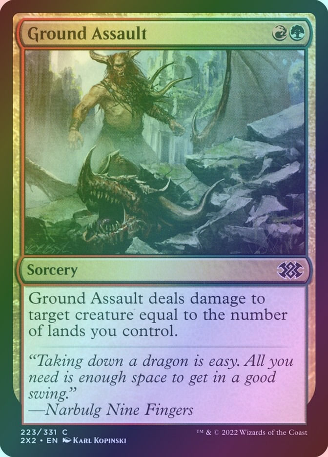 Ground Assault (2X2) (223) / Foil