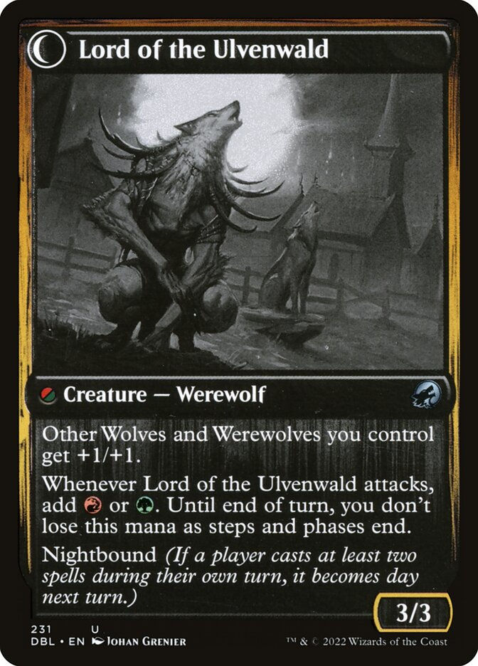 Kessig Naturalist // Lord of the Ulvenwald (DBL) (231) — cara 2 de 2
