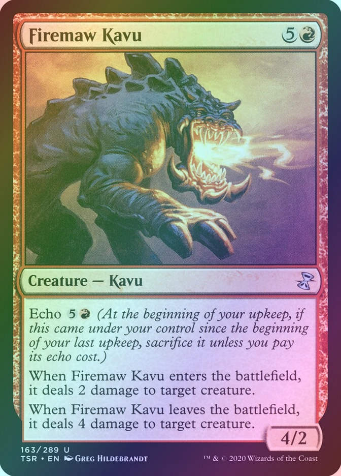 Firemaw Kavu (TSR) (163) / Foil