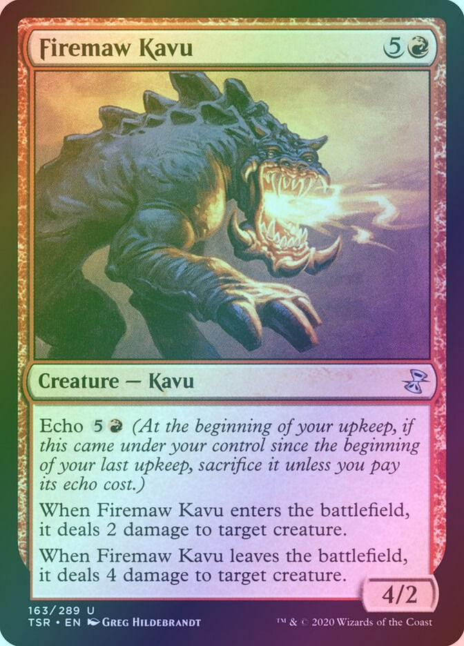 Firemaw Kavu (TSR) (163) / Foil