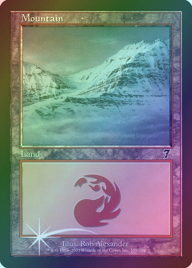 Mountain (7ED) (338★) / Foil