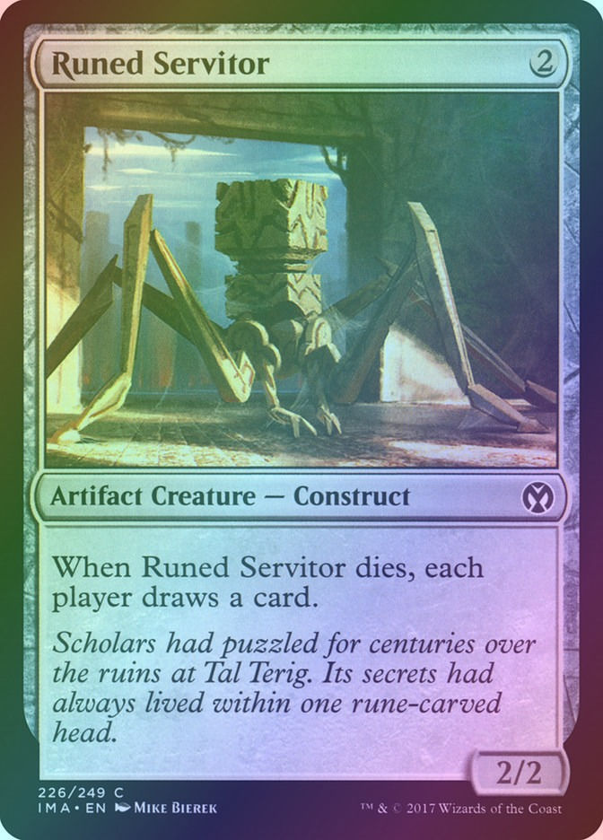 Runed Servitor (IMA) (226) / Foil