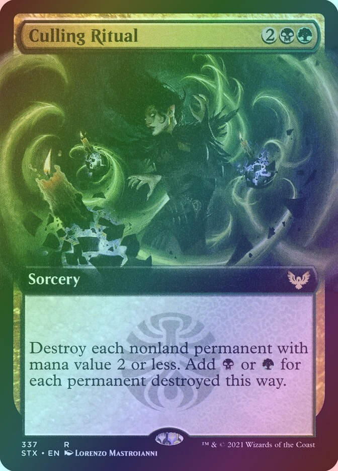 Culling Ritual (STX) (337) / Extended Art / Foil