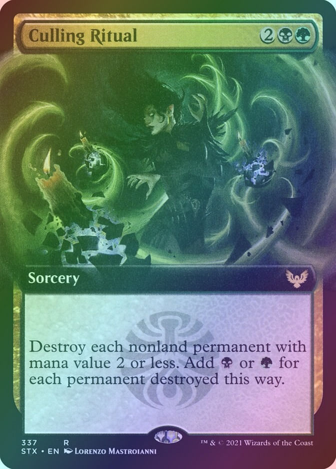 Culling Ritual (STX) (337) / Extended Art / Foil