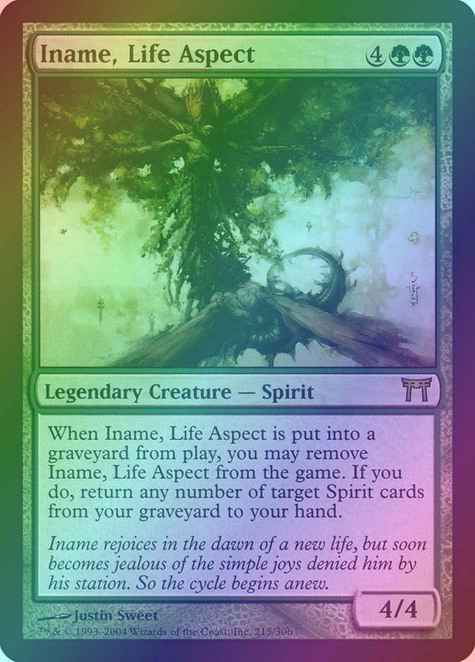 Iname, Life Aspect (CHK) (215) / Foil