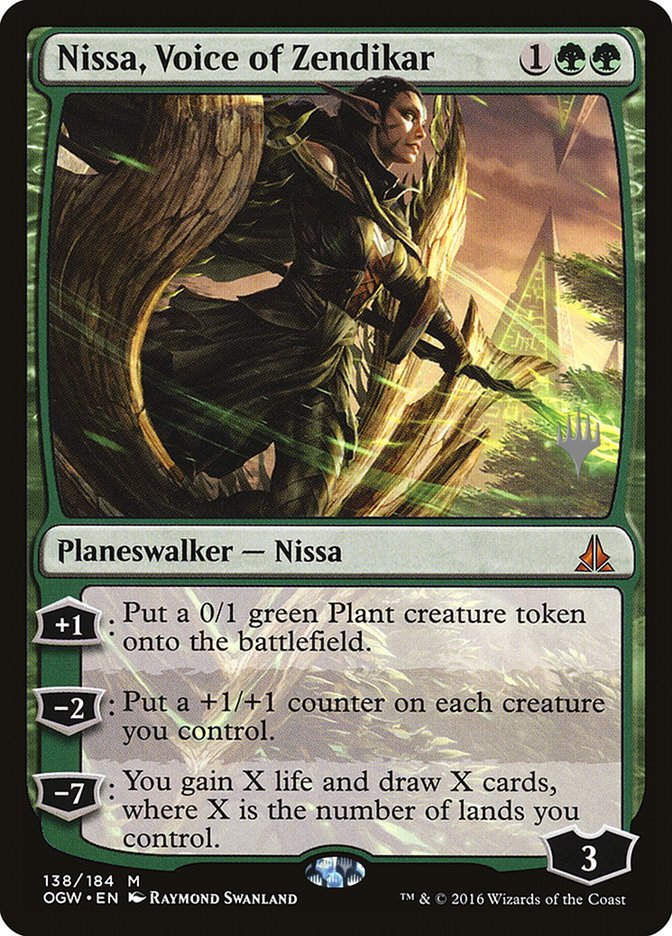 Nissa, Voice of Zendikar (POGW) (138p)
