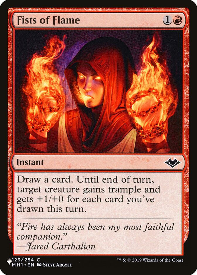 Fists of Flame (PLST) (MH1-123)