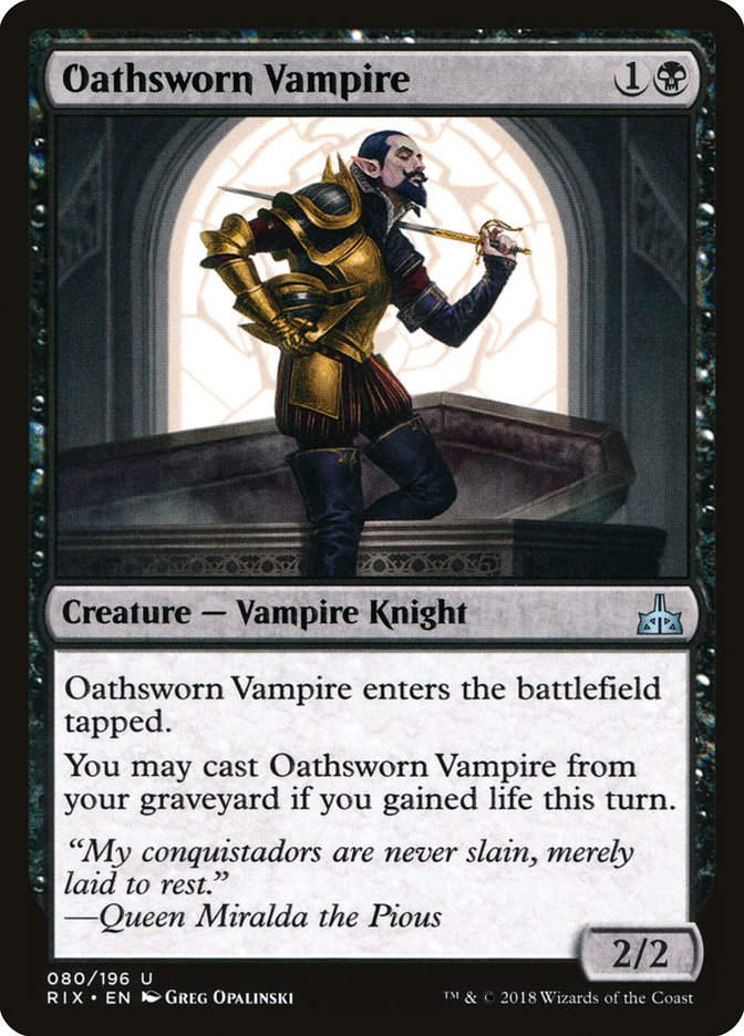Oathsworn Vampire (RIX) (80)