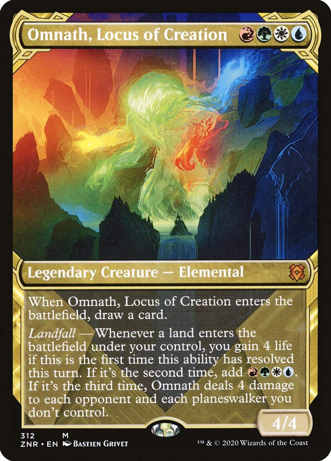 Omnath, Locus of Creation (ZNR) (312) / Showcase