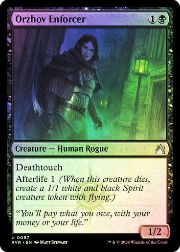 Orzhov Enforcer (rvr) (87) / Foil