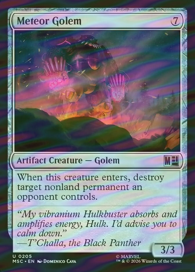 Meteor Golem (MSC) (205) / Surge Foil