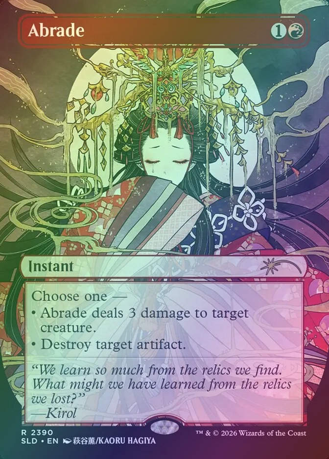 Abrade (SLD) (2390) / Borderless / Foil