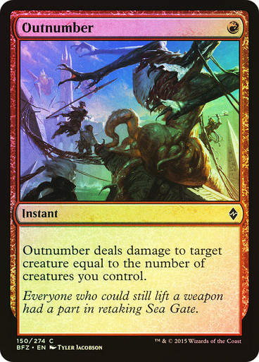 Outnumber (BFZ) (150) / Foil