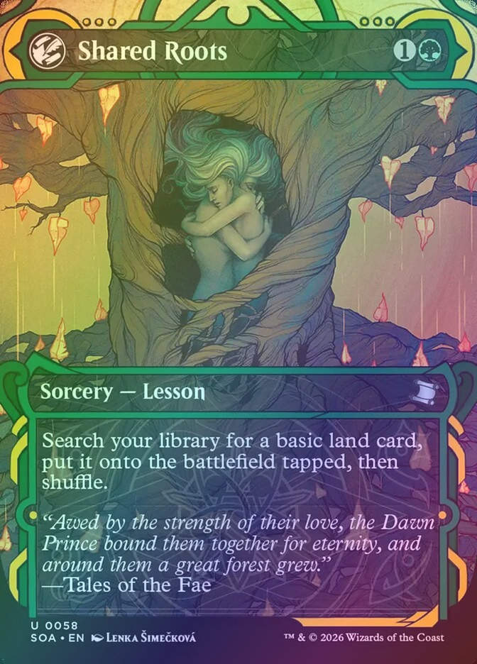 Shared Roots (SOA) (58) / Borderless / Showcase / Foil