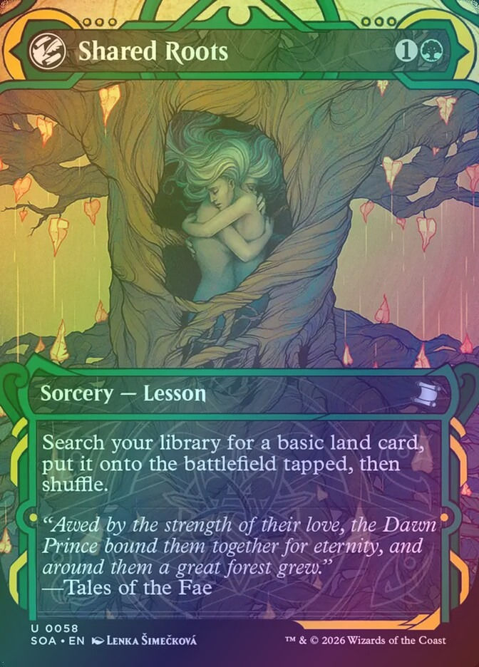 Shared Roots (SOA) (58) / Borderless / Showcase / Foil