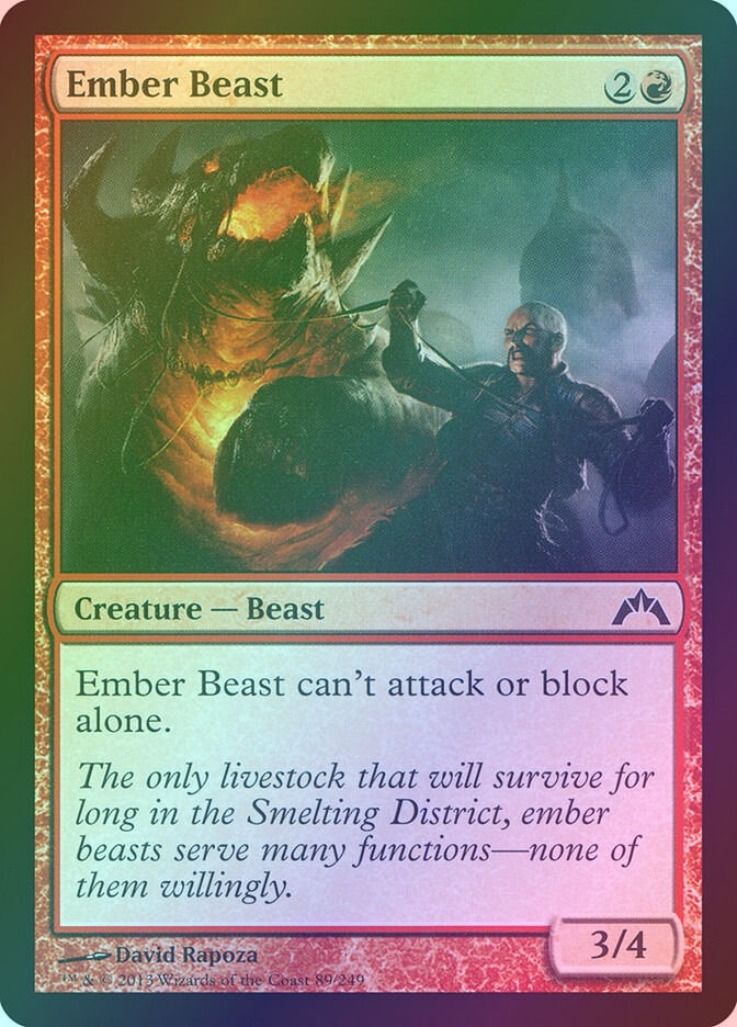 Ember Beast (GTC) (89) / Foil