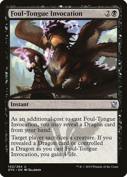 Foul-Tongue Invocation (DTK)