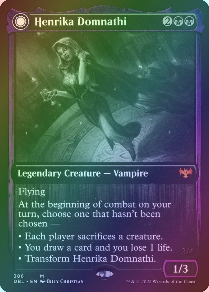 Henrika Domnathi // Henrika, Infernal Seer (DBL) (386) / Foil