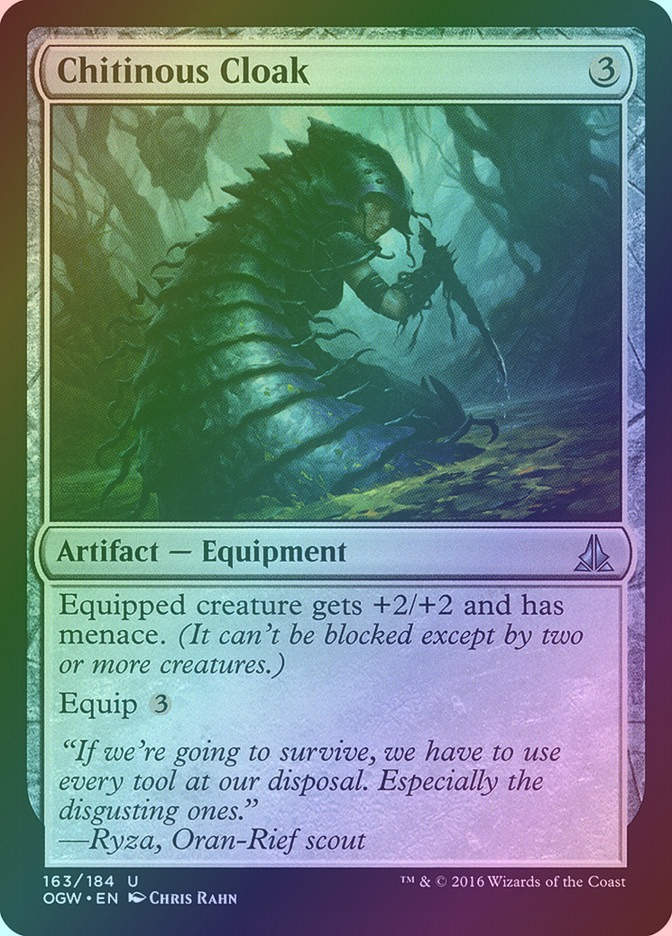 Chitinous Cloak (OGW) (163) / Foil