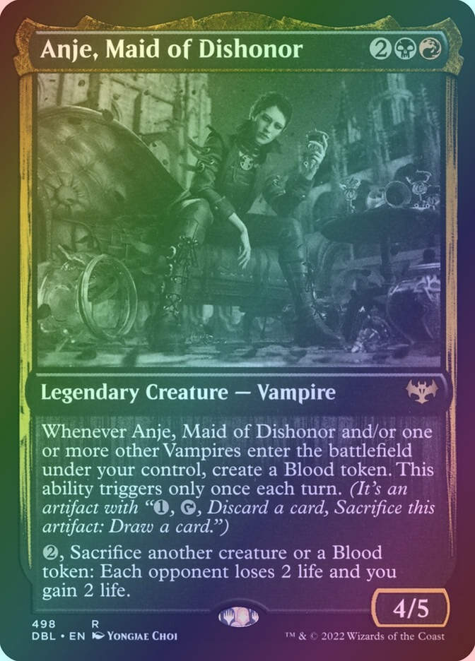 Anje, Maid of Dishonor (DBL) (498) / Foil