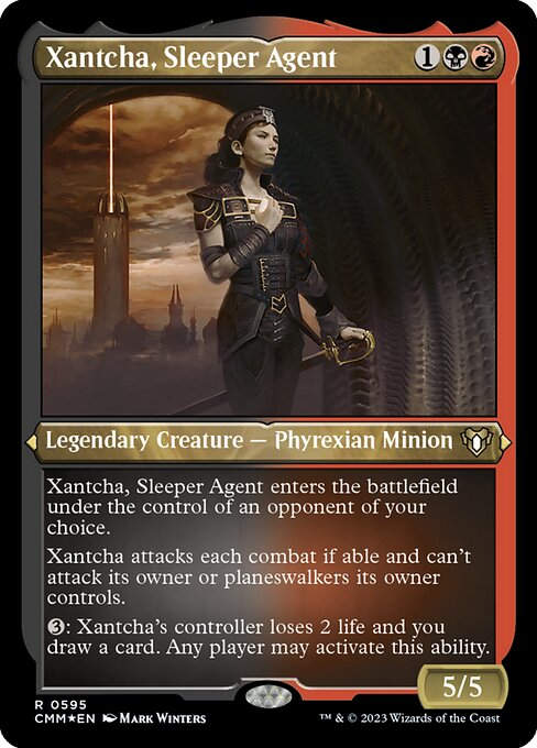 Xantcha, Sleeper Agent (cmm) / Foil Etched