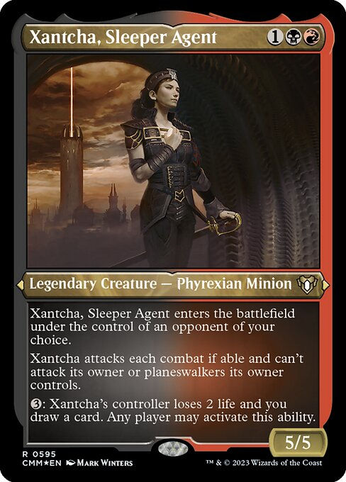 Xantcha, Sleeper Agent (cmm) / Foil Etched