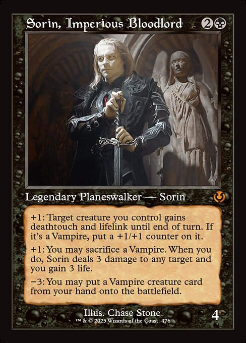 Sorin, Imperious Bloodlord (INR) (476) / Retro Frame