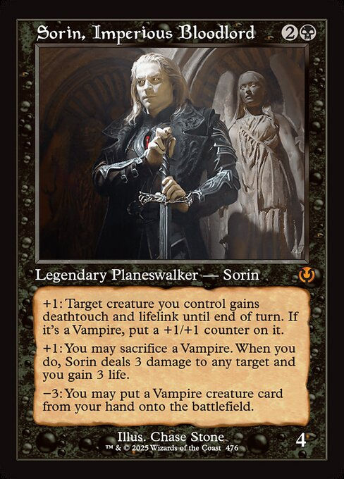 Sorin, Imperious Bloodlord (INR) (476) / Retro Frame