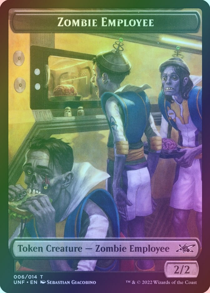 Treasure // Zombie Employee (TUNF) (13 // 6) / Foil — cara 2 de 2