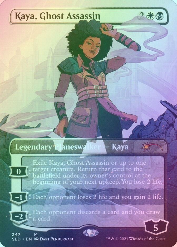 Kaya, Ghost Assassin (SLD) (247) / Borderless / Foil
