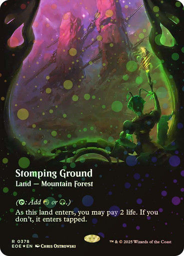 Stomping Ground (EOE) (378) / Borderless Galaxy Foil