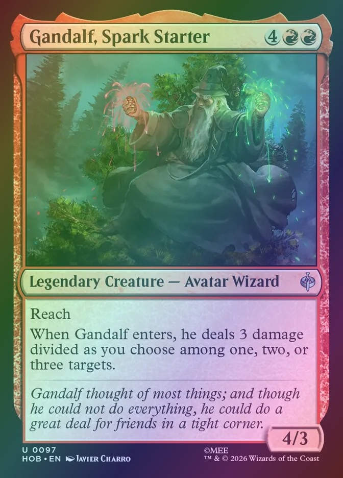 Gandalf, Spark Starter (HOB) (97) / Foil