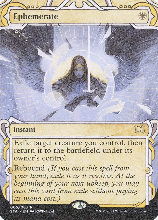 Ephemerate (STA) (5) / Borderless / Showcase / Foil Etched