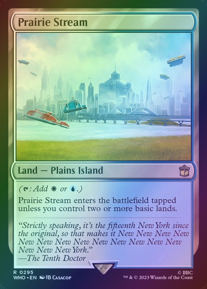 Prairie Stream (WHO) (295) / Foil