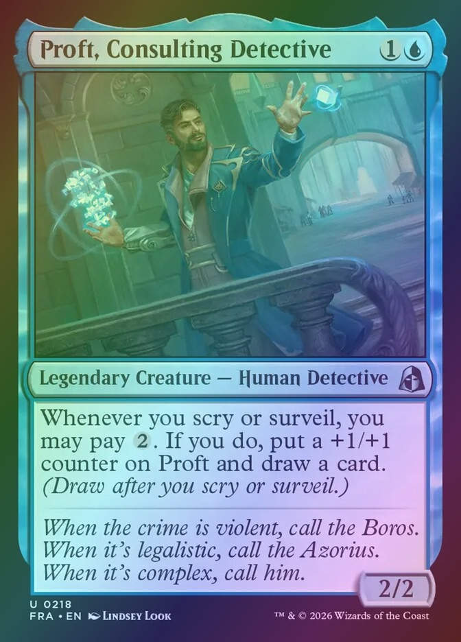 Proft, Consulting Detective (FRA) (218) / Foil