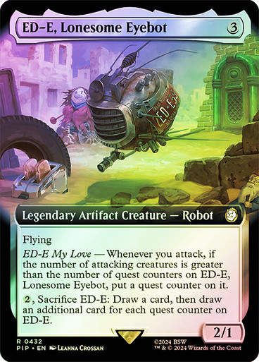 ED-E, Lonesome Eyebot (pip) (432) / Extended Art Foil