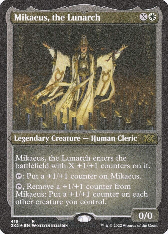 Mikaeus, the Lunarch (2X2) (419) / Foil Etched