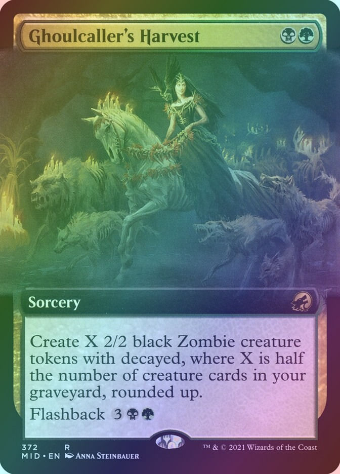 Ghoulcaller's Harvest (MID) (372) / Extended Art / Foil