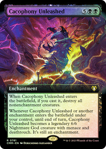 Cacophony Unleashed (cmm) / Extended Art / Foil