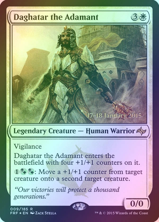 Daghatar the Adamant (PFRF) (9s) / Foil